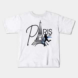 Paris summer games tennis Kids T-Shirt